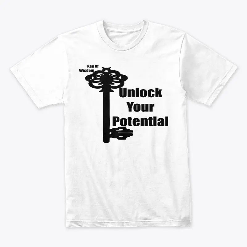 Unlock Your Potential T-Shirt Classy Blk